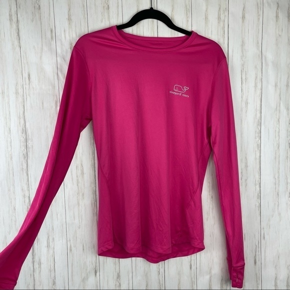 Vineyard Vines Performance pink long sleeve - Picture 1 of 7